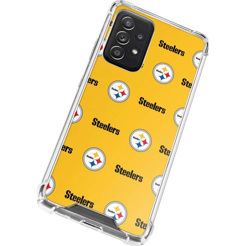 NFL Pittsburgh Steelers Blitz Series Galaxy A52 5G Clear Case